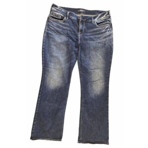 Women's Silver Jean CO Avery Bootcut Western Glove Works Size 16 x L33 used